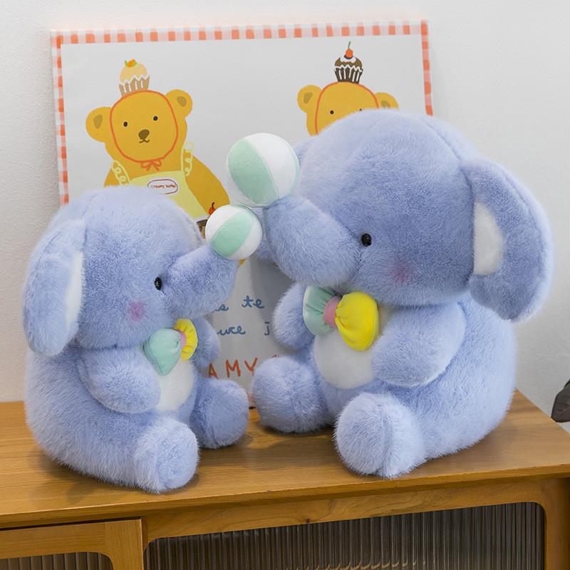Toys Plush Elephant Home Car Decorations Ornaments Childrens Animal Giftft Doll