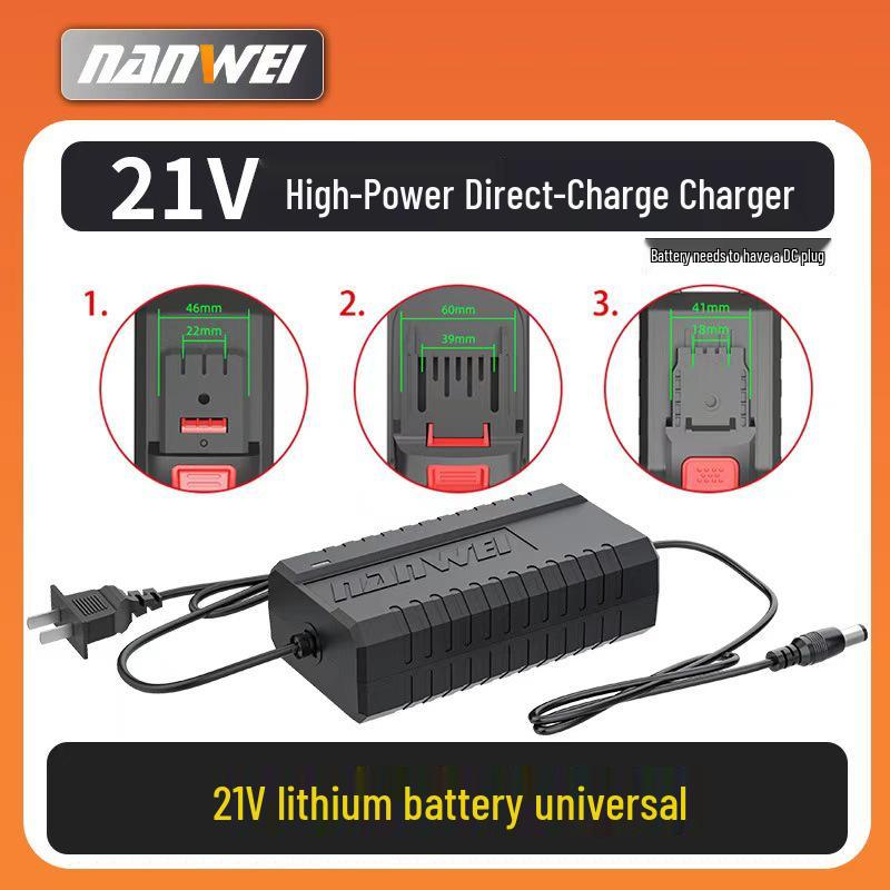 Nanwei 21V Lithium Angle Grinder & Drill Set with Charger & Battery