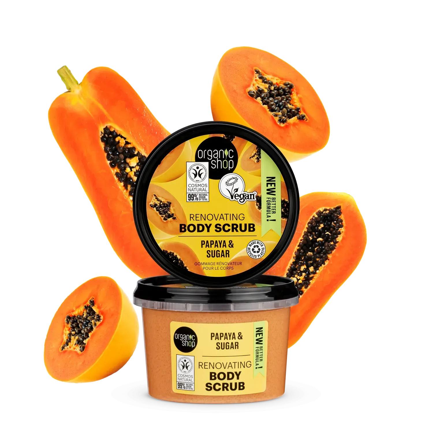 

Пілінг для тіла Соковита папайя Organic Shop 250 мл