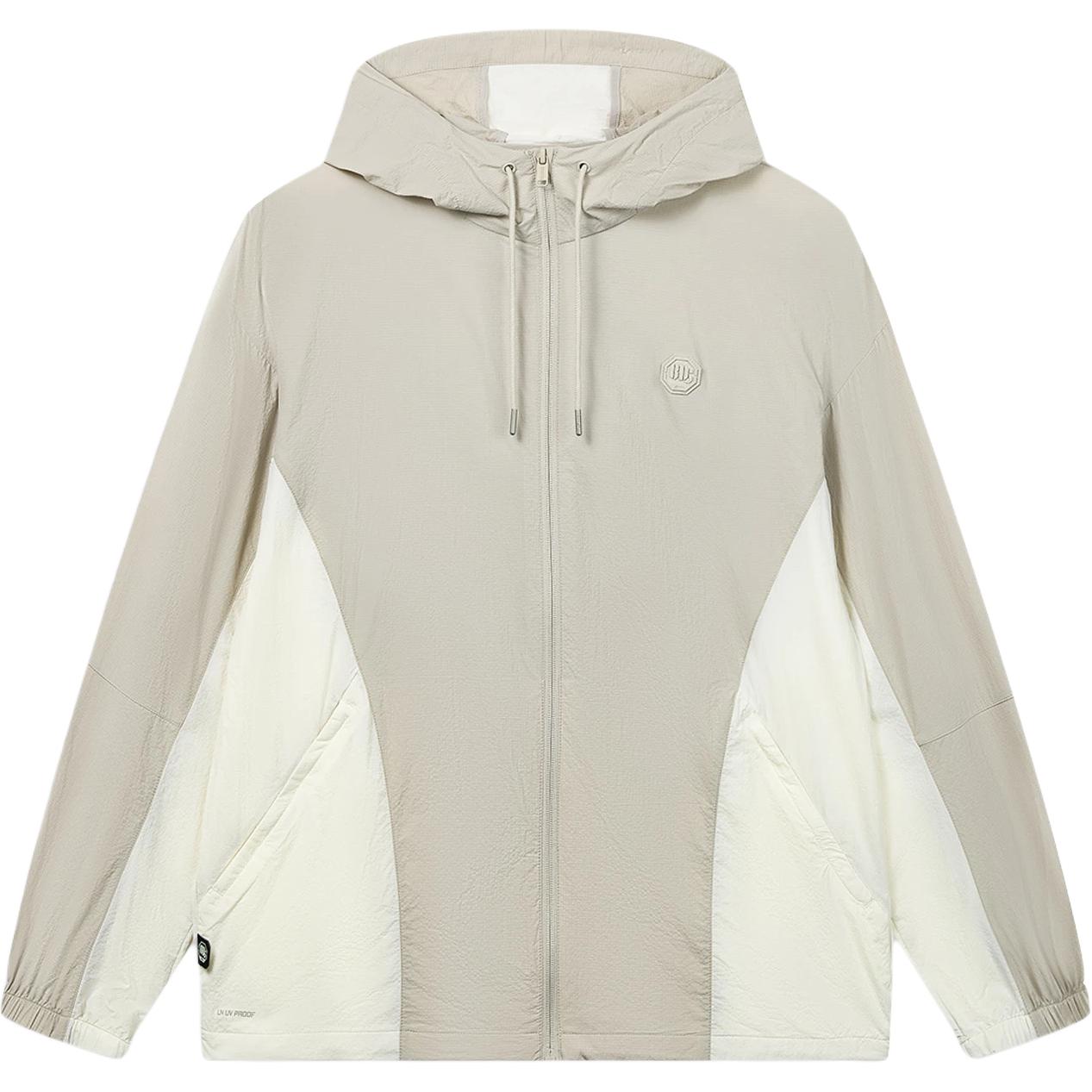 Li Ning Badfive Color Block Hooded Zip Windbreaker Men outerwear AFDWC09-2 M