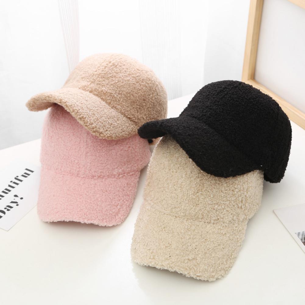 Winter Baseball Cap Warm Cap Plush Baseball Caps Spring Baseball Cap