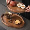 Chinese Style Bamboo Decorative Serving Tray Vintage Tea Tray Classic Bread Plate  Afternoon Tea