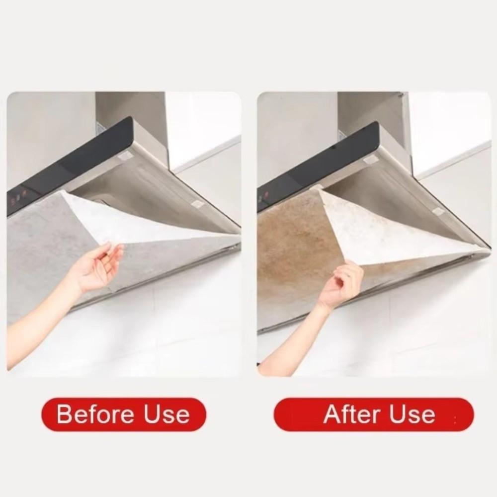 Non-woven Disposable Oil Filter Paper 5/10m Extractor Fan Filter Kitchen Hood Oil Stickers  Home