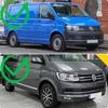 Front Bumper Splitter Lip For Volkswagen Caravelle T6 LWD TDI TSI 2015-2023 Auto Blade Spoiler Diffuser Bodykits Tuning Add On