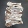 1PC Natural Material Ice Spoon Cream Coffee Caviar Spoon Mother of Pearl Seashells Stirring Spoons Teaspoon Crafts Dessert Coffe