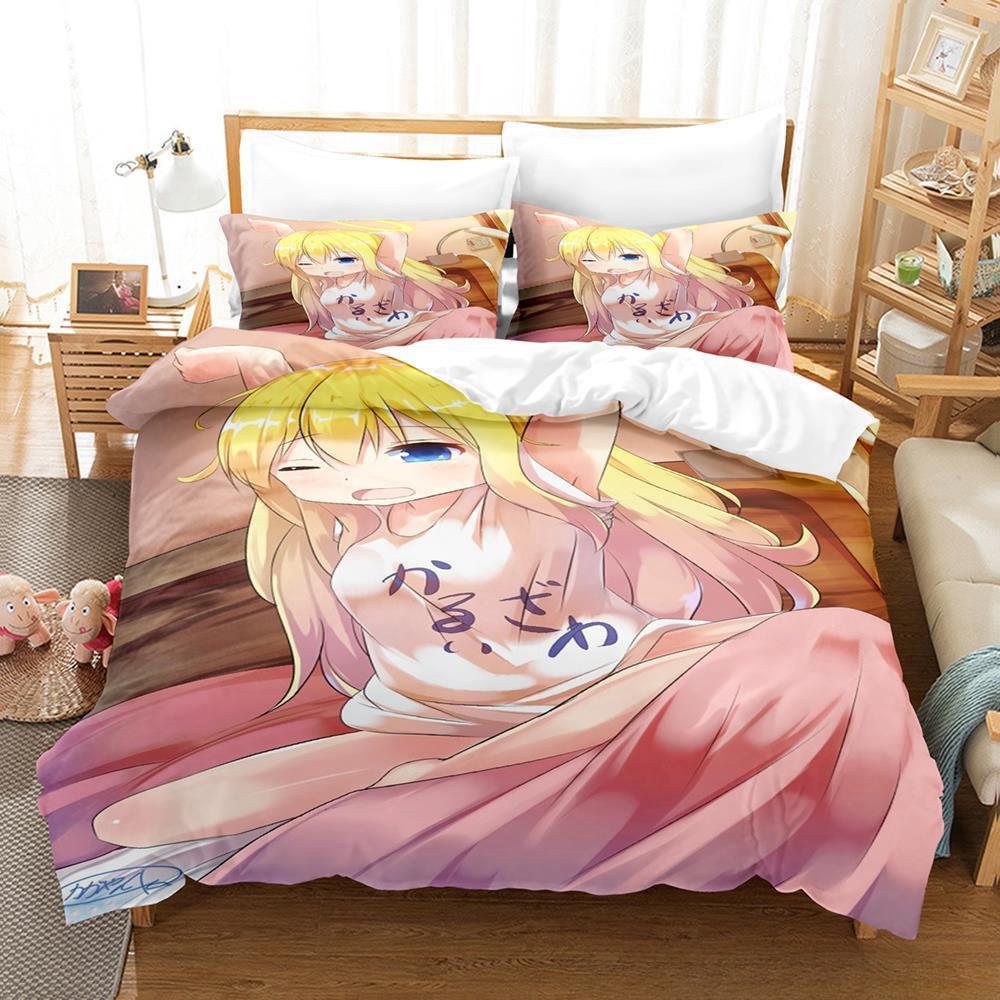 3D Print Cartoon Kawaii Gabriel Dropout Bedding Set Single Twin Full Queen King Size Bed Set Adult Kid Bedroom Duvet cover Sets