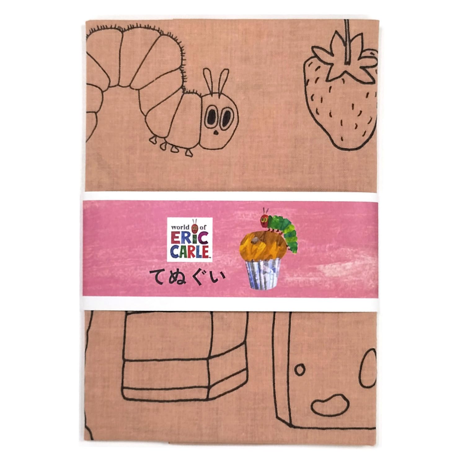 

Gakken Stafle Very Hungry Hand 34 x Made in F11031 The Caterpillar Towel, 100% Cotton, 90cm, Japan, Food,