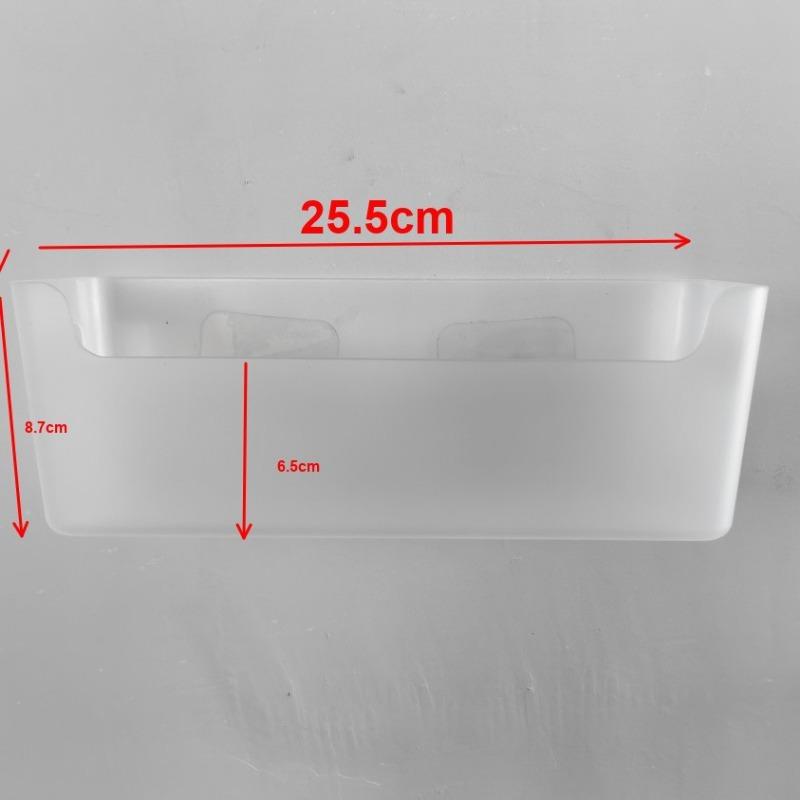 

Внутрішня сторона дверцят кухонної шафи Коробка для зберігання Настінна Підвісна полиця без свердління та Полиця для зберігання Small matte finish