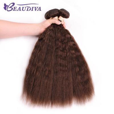 Pre Colored Human Hair Lot Brazilian Straight 3pcs Weave 4 Medium