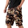Pantaloncini Cargo Mimetici da Uomo con Vita Coulisse e Tasche Multiple Leggeri Resistenti Pantaloni da Lavoro per Esterno