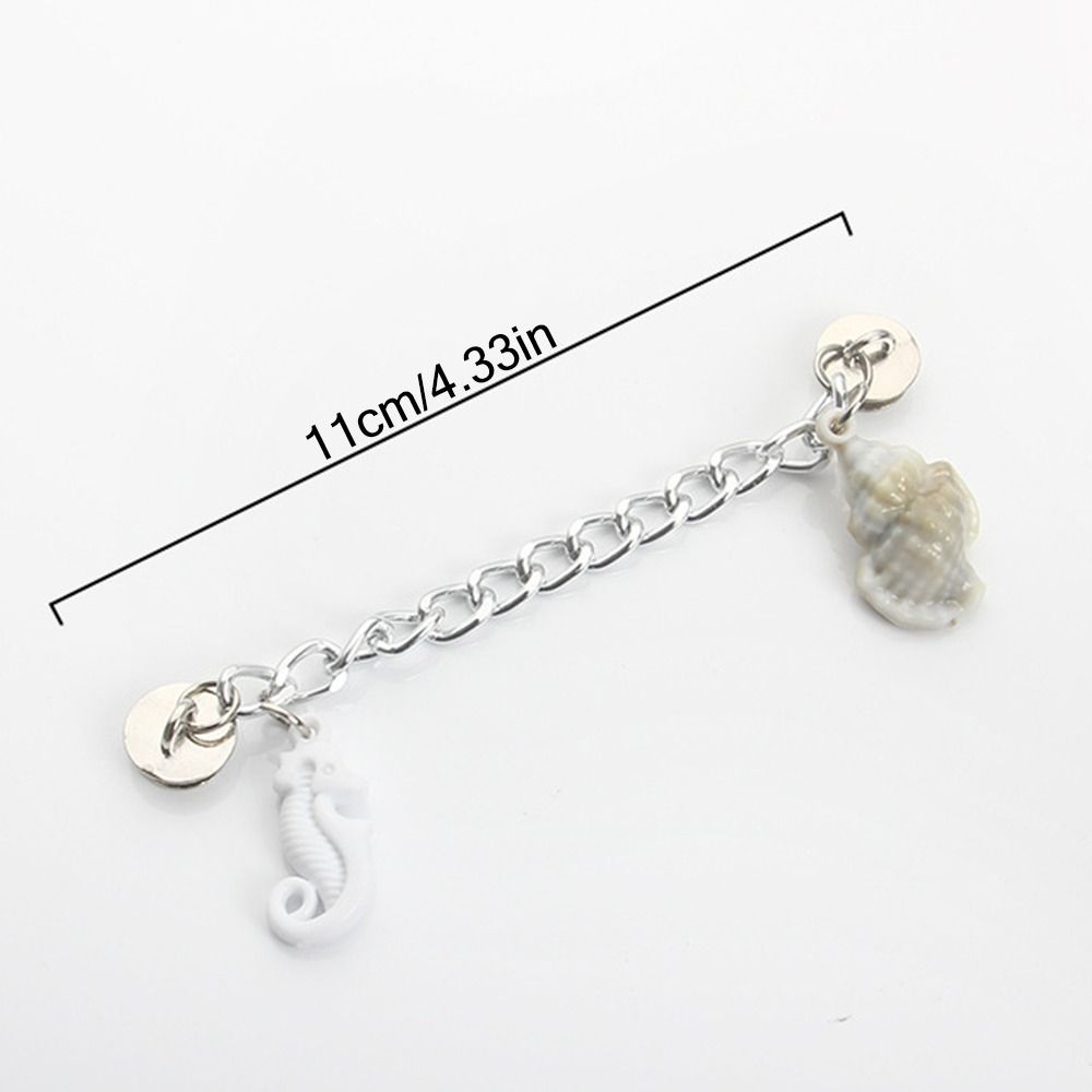 For Croc Shoes Charms Chain Shell Diamond Accessories Set DIY Shoes Buckle Decorations Woman Kids Gifts