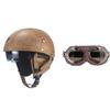 Vintage Personality Helmet Lens Standard Motorcycle Half Helmet Scooter Cruise Leather Helmet Prince Helmet