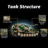 826 PCS Building Block Toy, Tracked Tank Model, Hand-assembled Educational Building Blocks