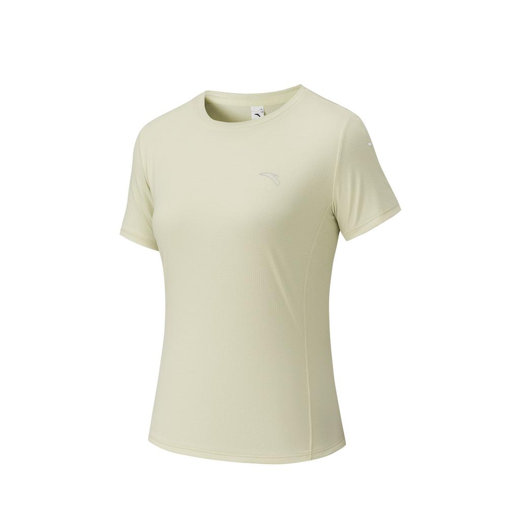 Anta Short Sleeve Knitted T-Shirt Summer 2026 Women tops Light-Green 962625105-7