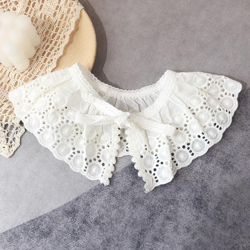 

Baby Bib Lace Baby Accessories Korean Kids Lace Collar Cute Hollow Female Baby Girl Bibs Scarf Children s Bibs Scarf Scarf Bibs