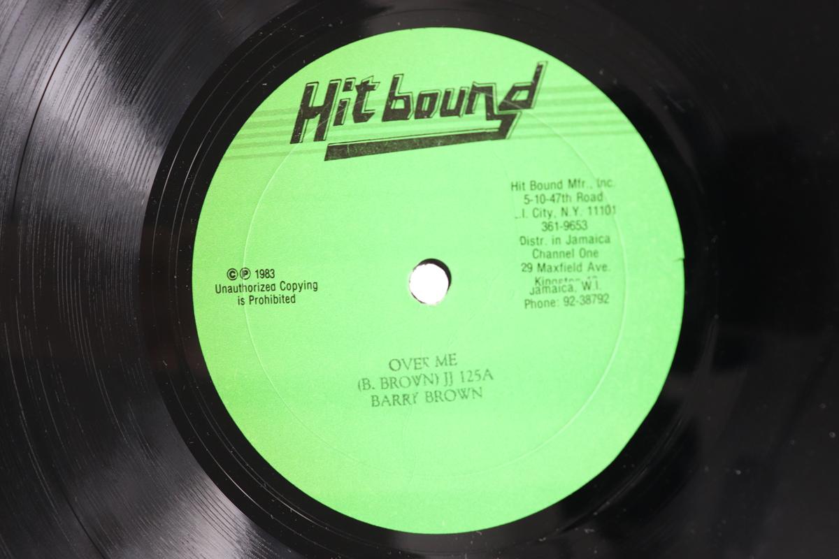 

10inch Record BARRY BROWN SIMPLE SIMON Over MeChristopher Columbus JJ125 HIT BOUND RECOR 1983 US Reggae Ska Dub Used
