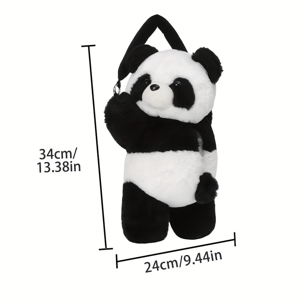 1pc Plush Panda Car Tissue Holder - Universal Fit & Easy Install | Soft Fabric Auto Organizer for SUV/Sedan