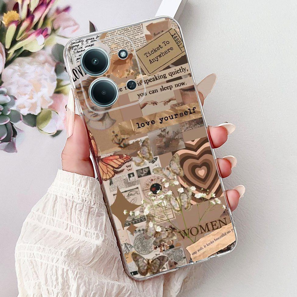 For Xiaomi Poco C85 4G Cover For Redmi 15C 4G Case Cute Cartoon Luxury Cool Boy Girls Fashion Butterfly Bumper Casing 25078RA3EA