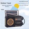 Solar-Powered Bluetooth Speaker with FM Radio, Card Slot, USB, and Multi-band Antenna
