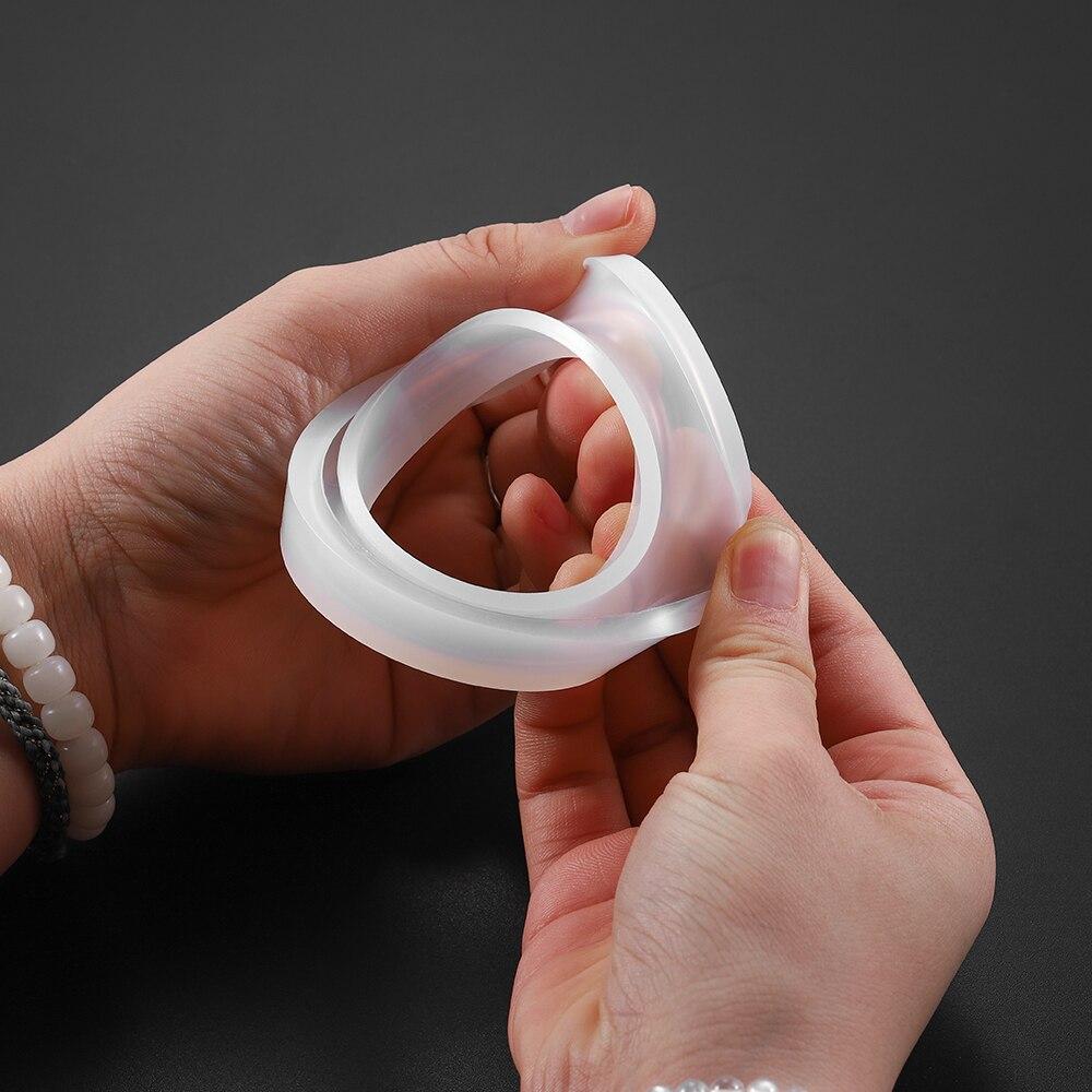 1 st Armband Harts Epoxiformar Blandad storlek Gjutformar Silikon UV Hartsformar Verktyg för gör-det-själv smycken Tillbehör