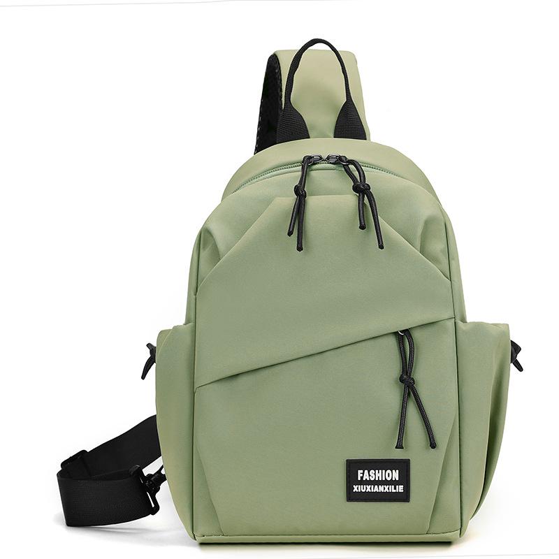 

Легкая сумка кроссбоди в корейском стиле для мужчин и женщин - Стильная, большой вместимости, идеально подходит для велоспорта и повседневного использования зелёный