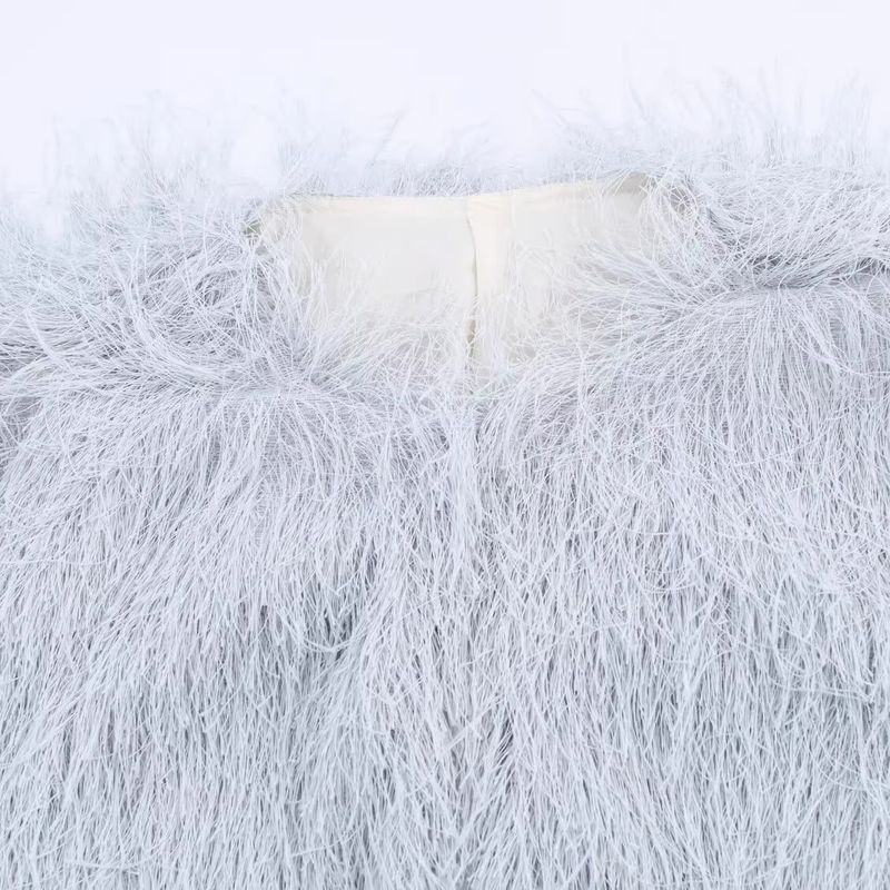 Araltay New Arrival Fashion Style Women's Clothing Fashion All-Match Casual Minimalist Decorated Tassel Jacket Outwear 8376857