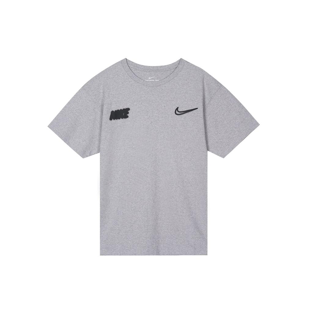 Nike Graffiti Logo Crew Neck Short Sleeve T-Shirt Men Tops Grey CW5583-902