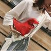 Trend Fashion 3D Dinosaur Design Rivets Pu Leather Girl's Chain Purse Shoulder Bag Tote Ladies Crossbody Mini Messenger Bag Flap