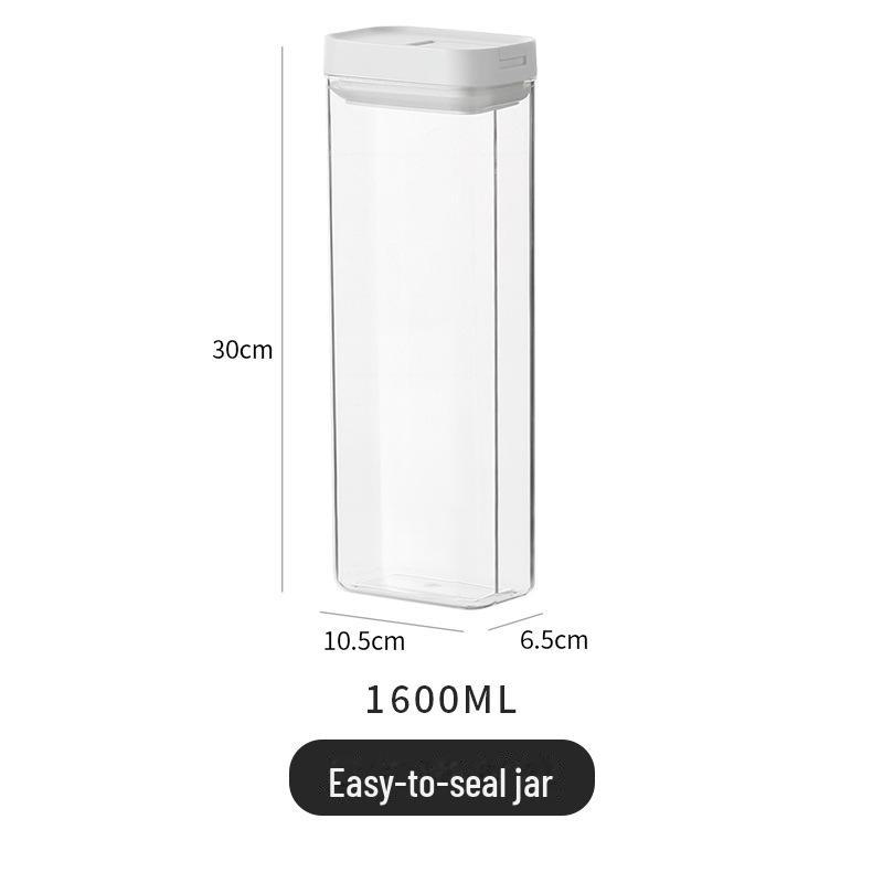 Japanese-Style Moisture-Proof Transparent Storage Jar for Kitchen and Grains