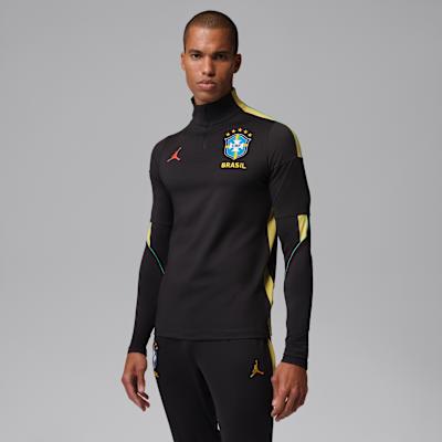 Jordan Brazil Strike Men s Jordan Dri-FIT Soccer Knit Drill Top M