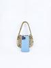 Handmade Woven Metallic Tote with Sequin Accents