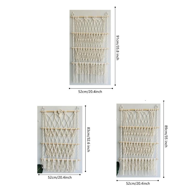3 Layer Toy Storage Net Rack Practical Woven Hanging Shelf Convenient Plush Toys Organizer for Animal Toy Enthusiasts