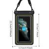 Touch Screen Waterproof Phone Bag PVC Transparent Mobile Phone Waterproof Bag Rainproof Universal Waterproof Phone Storage Pouch