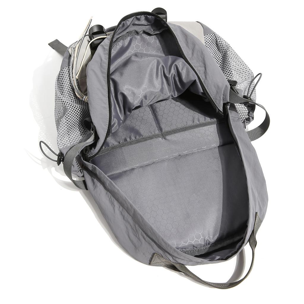 Schoolbag taro purple fog ash series niche nylon mountaineering backpack college student couple outdoor outing camping backpack