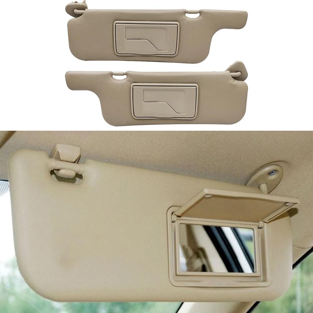 2 X Car Co-pilot Sun Visor  Inner Front Windscreen Makeup Mirror For Toyota For Corolla 2001 2002 2003 2004 2005 2006 2007