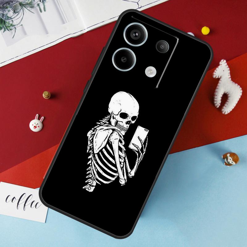 Aesthetics Skeleton Case For Xiaomi Redmi Note 13 Pro 14 12 11 10 15 Pro Plus Redmi 10C 12C 13C 14C 15C 15 Cover