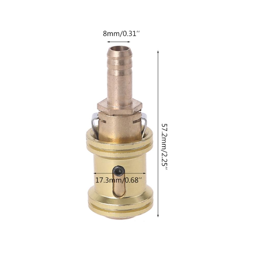 6.5/8mm Car Tire Valve Clip Pump Nozzle Clamp Solid Brass Quick Connect Inflation Connector Car Air Chuck Inflator Pump Adapter