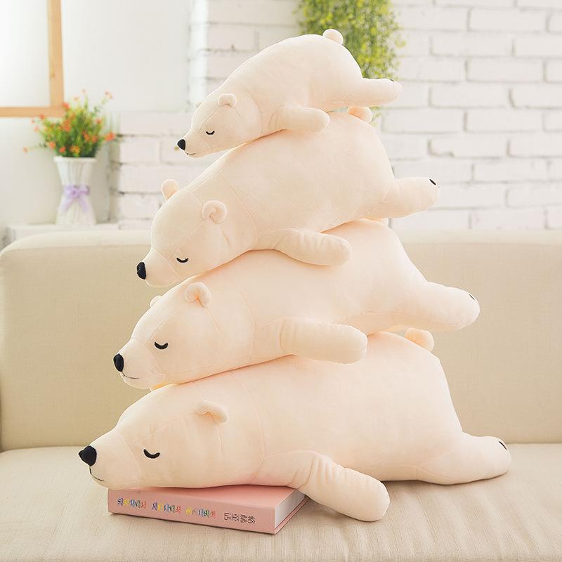 Creative Polar Bear Hug Pillow Bear Plush Toys Software Doll Children Doll Girls Birthday Gift