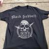 Vzácné tričko Black Sabbath Skull 666, Unisex černé bavlněné tričko, Velikost S-5XL Unisex tričko