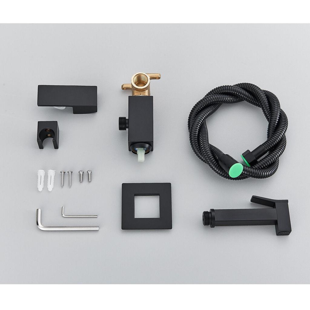 Hand-Bidet-Sprühset, Messing-Sprühpistole, selbstreinigender Badezimmer-Handbrausekopf für Toilettensprüher mit Schlauch