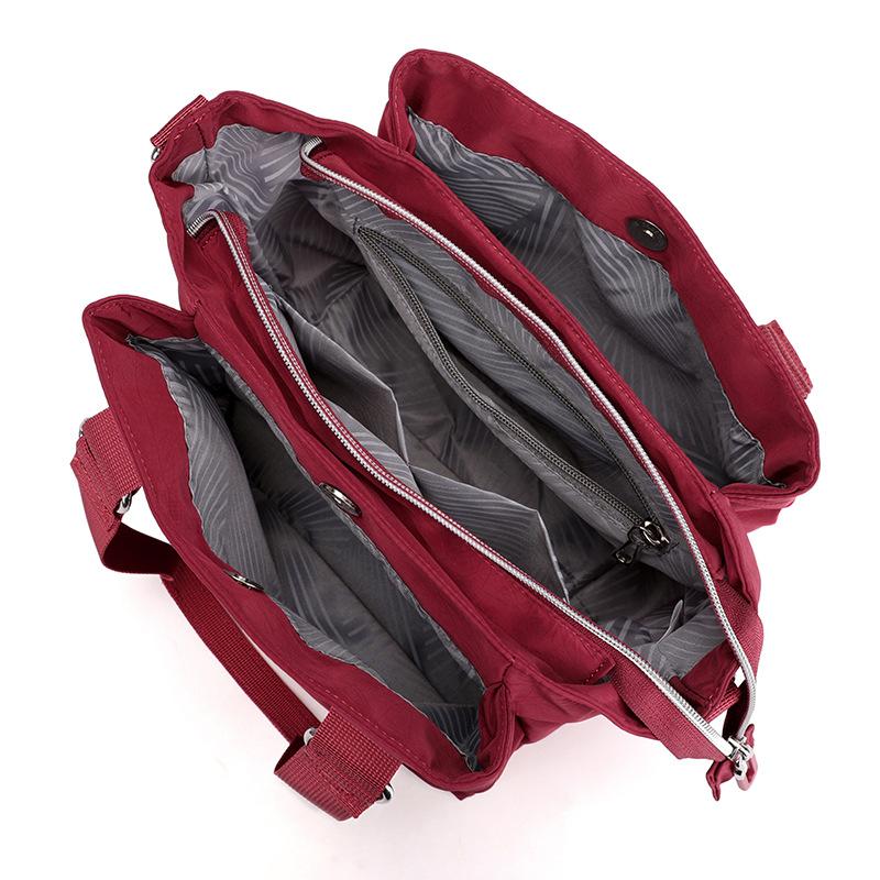 New Fashionable Versatile Casual Shoulder Bag Women's Large-capacity Multi-layer Simple Messenger Bag