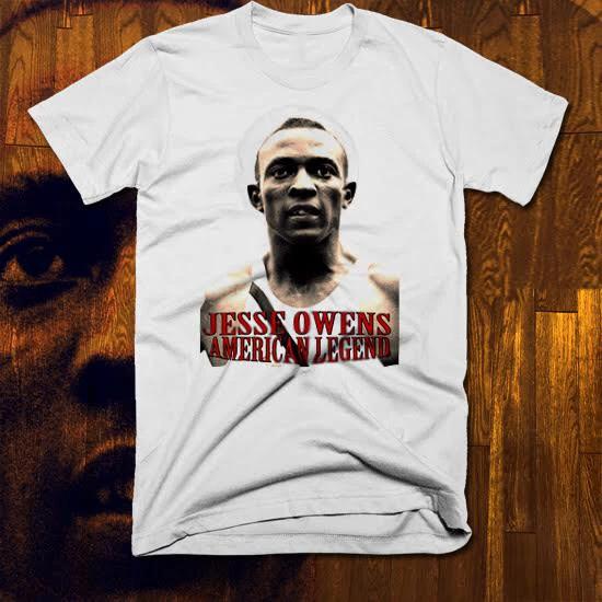 

Jesse Owens T-Shirt Black History Month African Civil Rights Activist new tee XL
