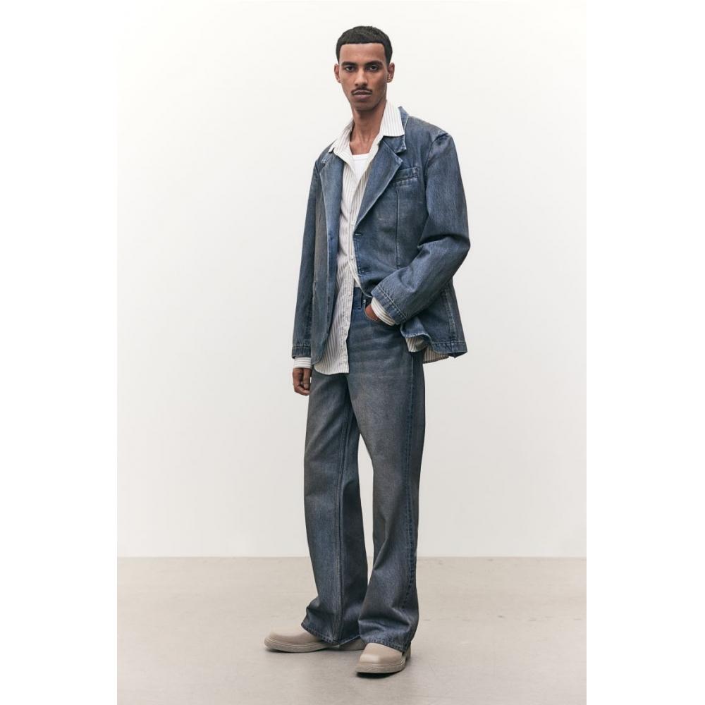 

Куртка джинсовая свободного кроя HM Denim Blue XS