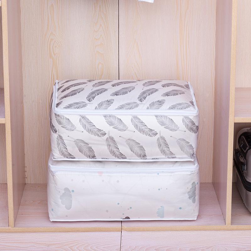 Moisture-Proof Quilted Comforter Storage and Moving Bag - Large Size
