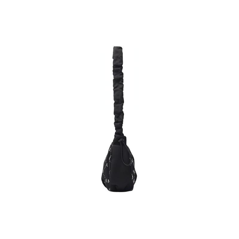 MLB New York Yankees Polyester Shoulder Bag, Handbag, Shoulder Bag, Crossbody Bag Regular Unisex Black Casual 3ABQS034N-50BKS