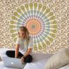 Mandala Tapestry Wall Hanging Boho Decor Wall Cloth Tapestries Psychedelic Hippie Night Moon Tapestry Mandala Wall Carpet