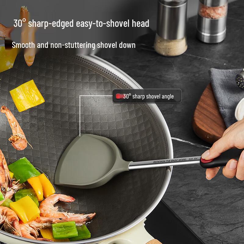 Chui Da Huang Heat-Resistant Silicone Cooking Spatula