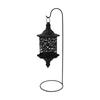 Iron Candle Stand Vintage Candle Holder Tabletop Ornament Hollow Metal Candlestick  Living Room