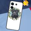 Cute Black Pug Dog Case For Xiaomi Redmi Note 13 Pro Plus Note 9 10 11 12 Pro 9S 10S 11S 12S 10C 12C 13C Coque