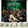 KILLER INSTINCT Wall Tapestry Aesthetic Wall Hanging Printed Fabric Blanket Decorative Tapestries for Bedroom Living Room Home Decor